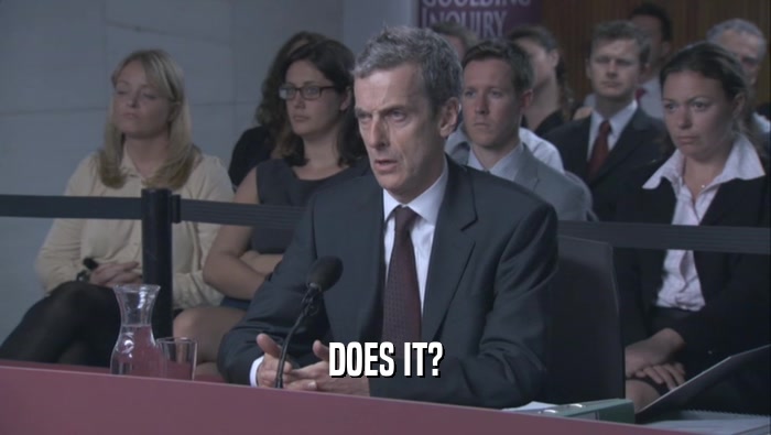 DOES IT?  