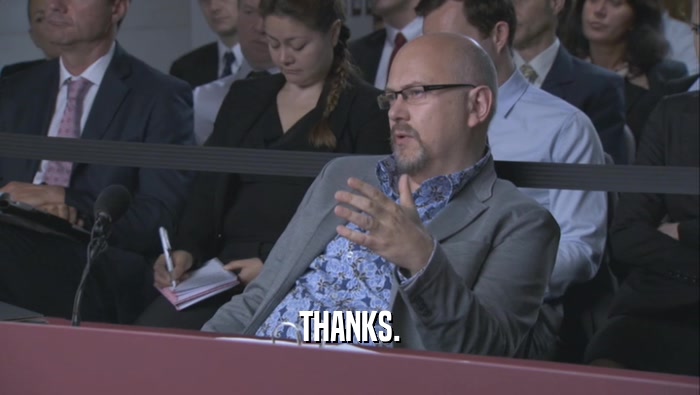 THANKS.  