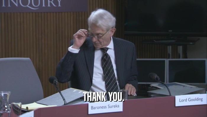 THANK YOU.  