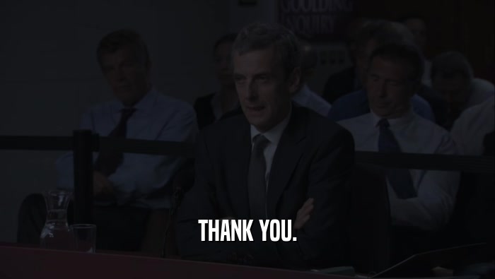 THANK YOU.  