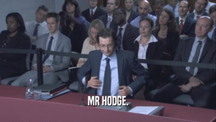 MR HODGE.  