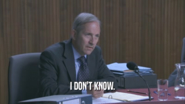 I DON'T KNOW.  