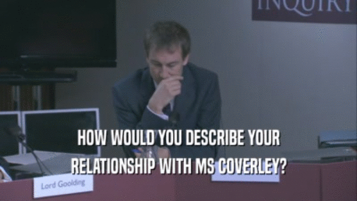 HOW WOULD YOU DESCRIBE YOUR RELATIONSHIP WITH MS COVERLEY? 