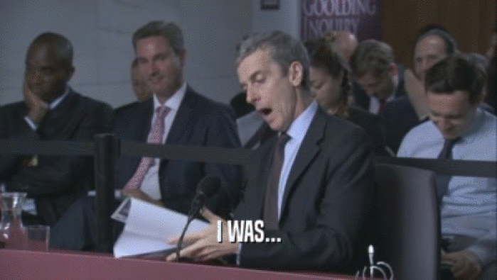 I WAS...  