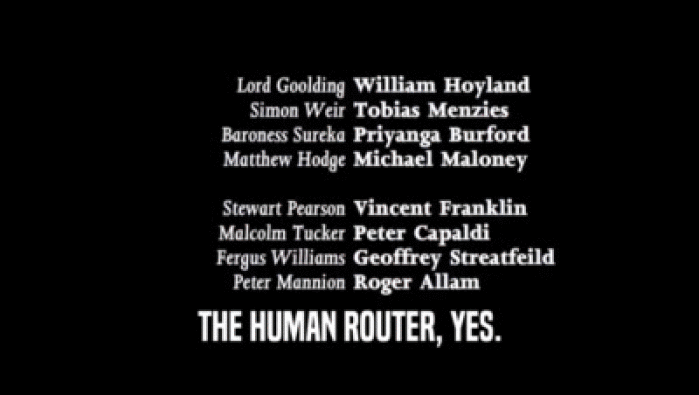 THE HUMAN ROUTER, YES.
  