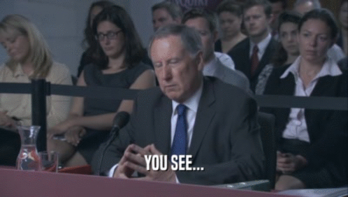 YOU SEE...  