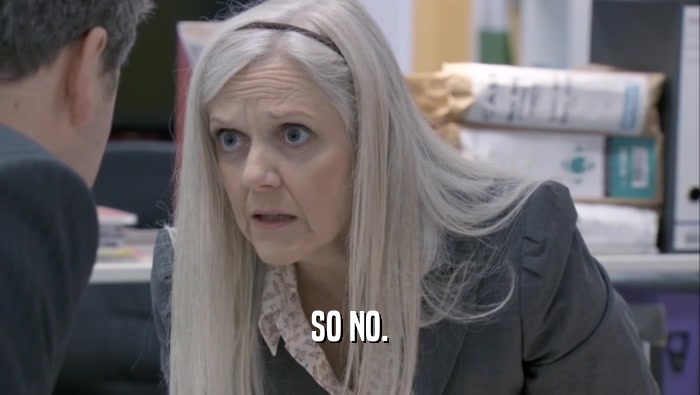 SO NO.  