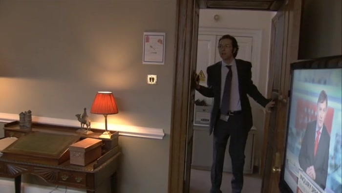 ER... GLENN IS IN RECEPTION.  