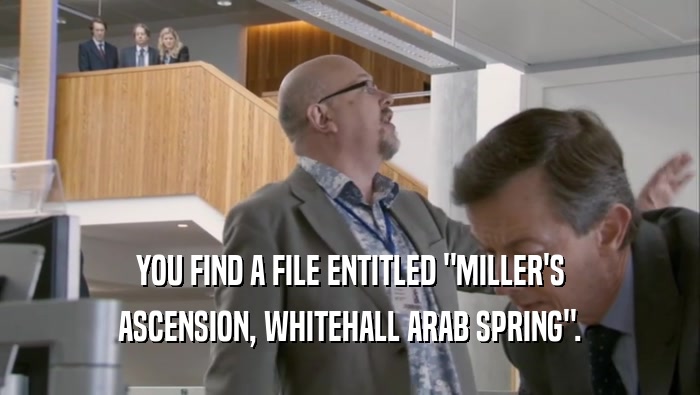 YOU FIND A FILE ENTITLED 