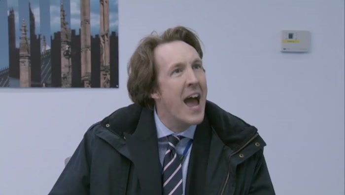 AND SHE'S GOING TO GO OFF ALL OVER THE OFFICE AND, AND LEAVE YOU! 
