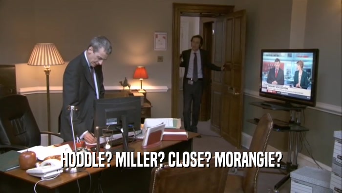 HODDLE? MILLER? CLOSE? MORANGIE?  