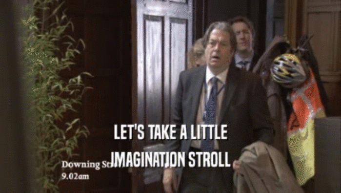 LET'S TAKE A LITTLE IMAGINATION STROLL 